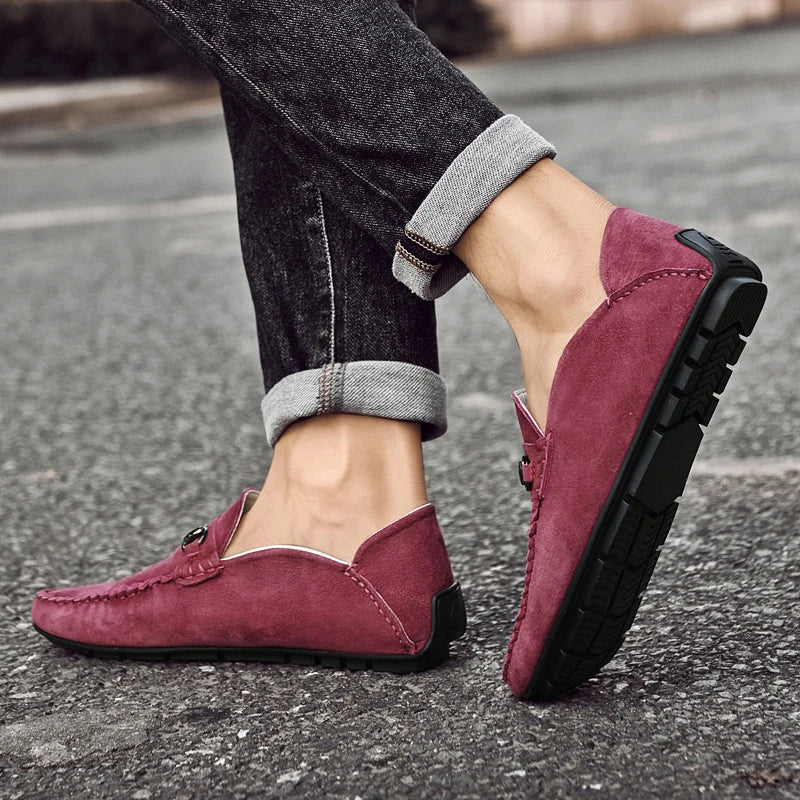 Astire Genuine Suede Loafers