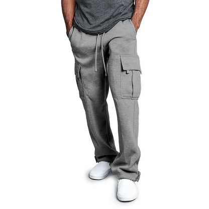Multi-pocket cargo pants for men