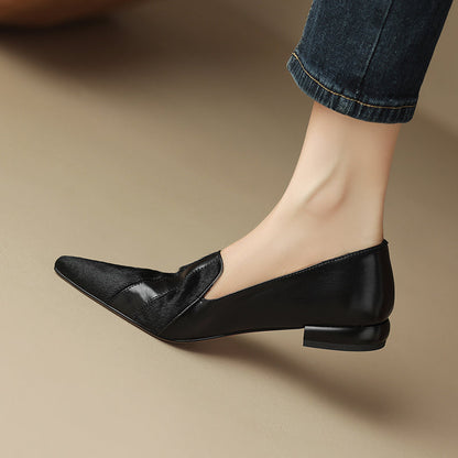 Klara Genuine Leather Flats