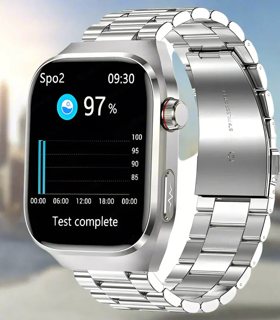 Smart Health Watch with Bluetooth ECG Blood Monitor