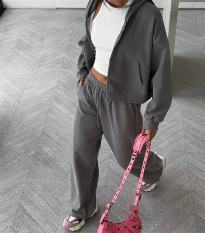 Ladies' Fleece Tracksuit Set
