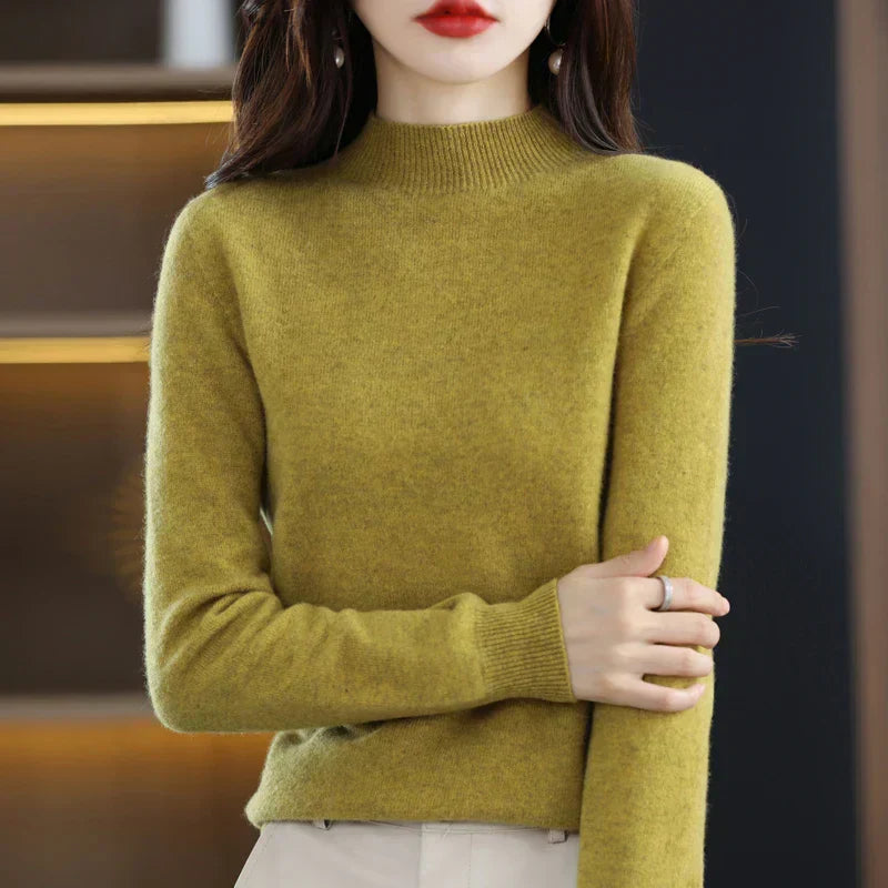 Cozy Pure Wool Women's Winter Sweater
