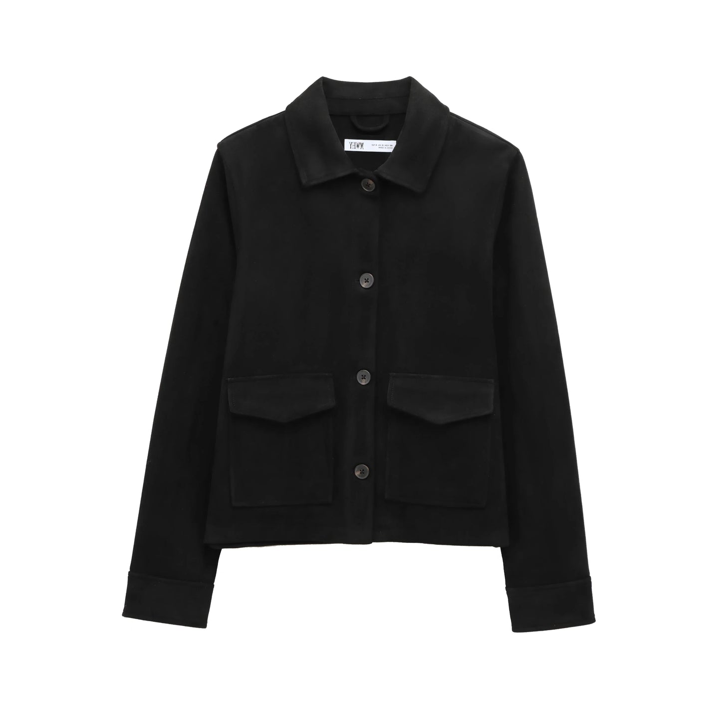 Women's Warm Parka Jacket - Classic Short Padded Coat