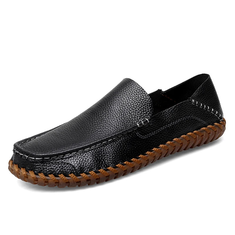 Bennett | Leather Loafers – Handmade Slip-On Shoes with Cushioned Comfort