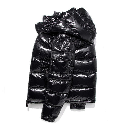 Men’s Winter Puffer Jacket | Waist Quilted