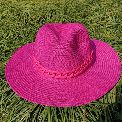 Classic Wide Brim Sun Straw Hat