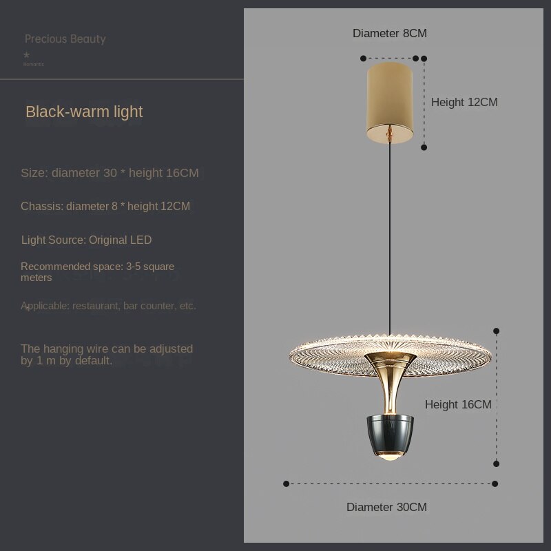 Elegant Flower Pendant Light