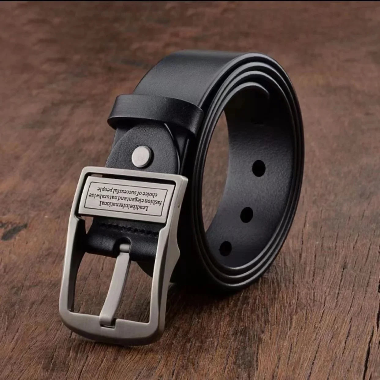 Genuine Leather Men's Western Belt