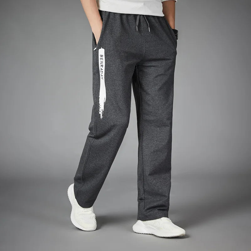 Comfortable Fit Men's Stripe Jogger Pants