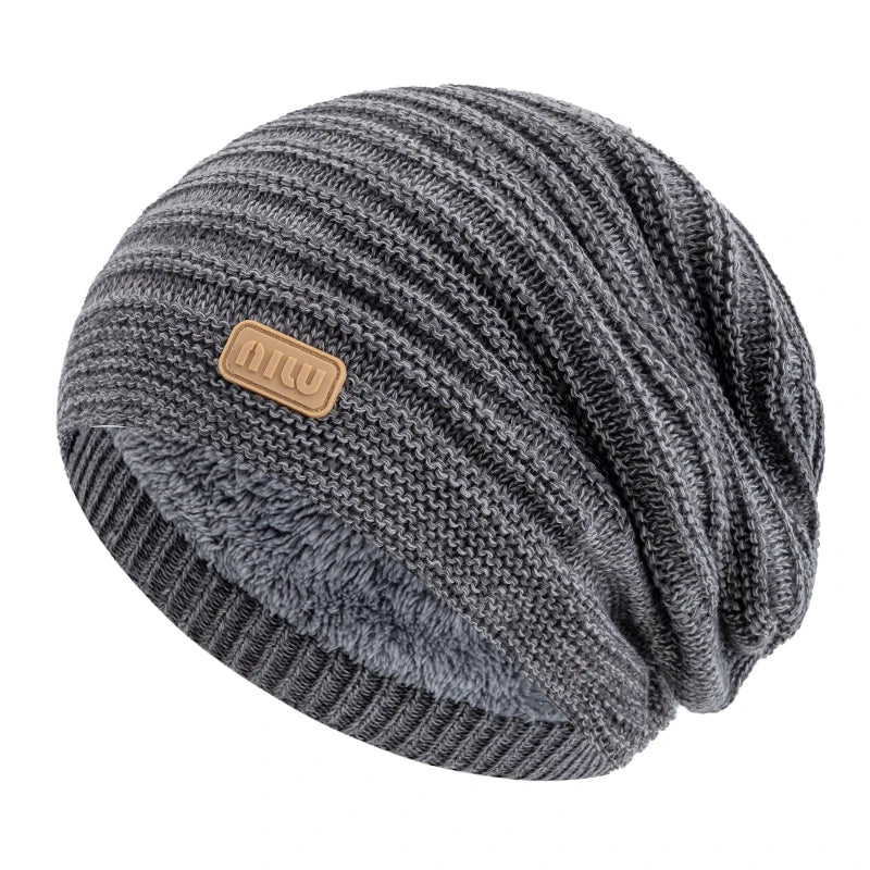 Casual Stripe Warm Winter Hat