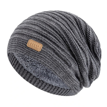 Casual Stripe Warm Winter Hat