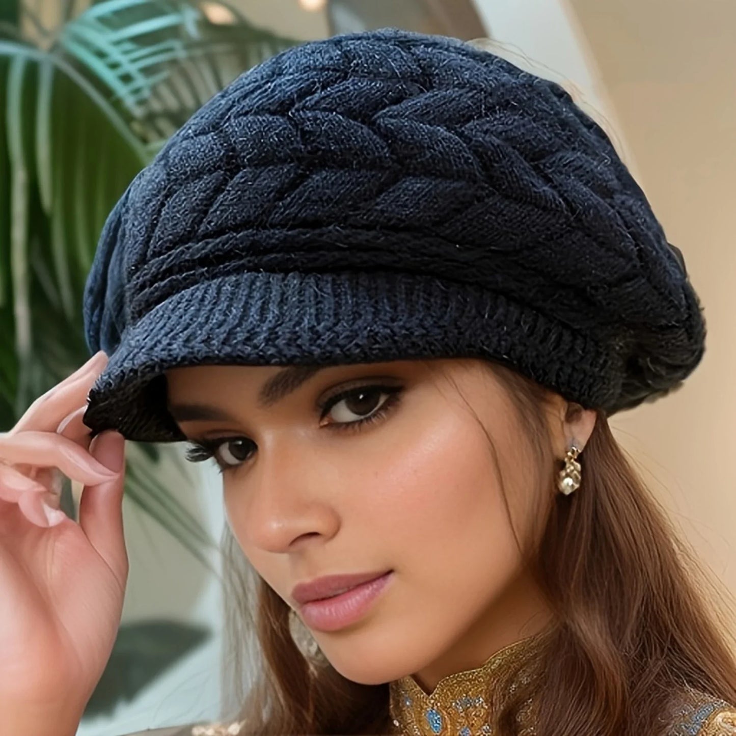 Classic Ladies Cold Weather Beanie Hat