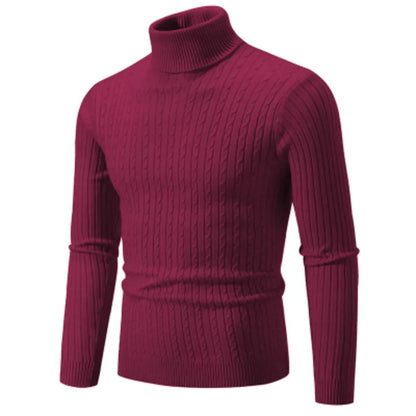 Warm Crew Neck Knit Sweater for Men