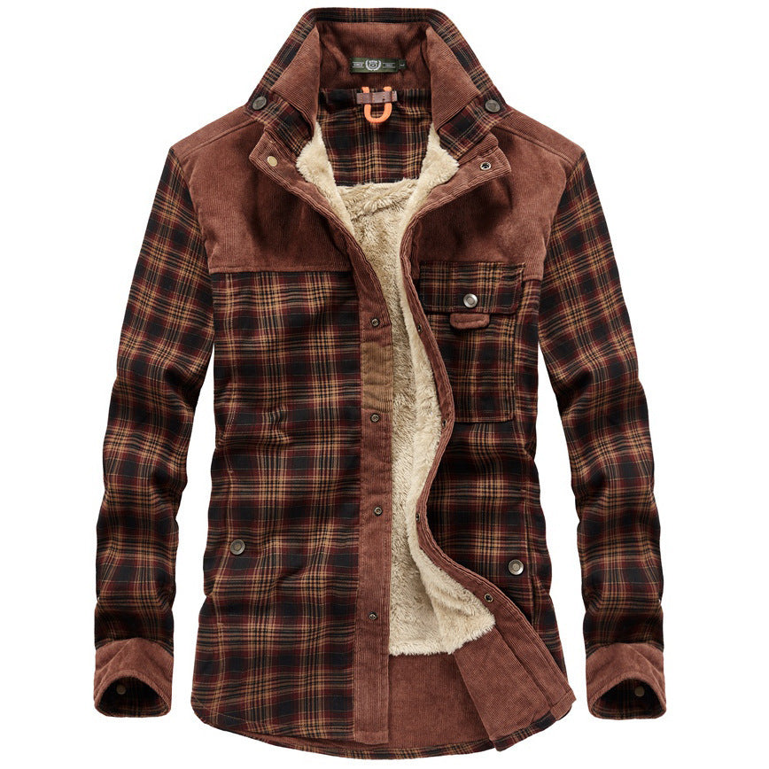 Classic Plaid Shirt with Fleece Lining