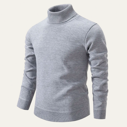 Men’s Fitted Classic Turtleneck Sweater