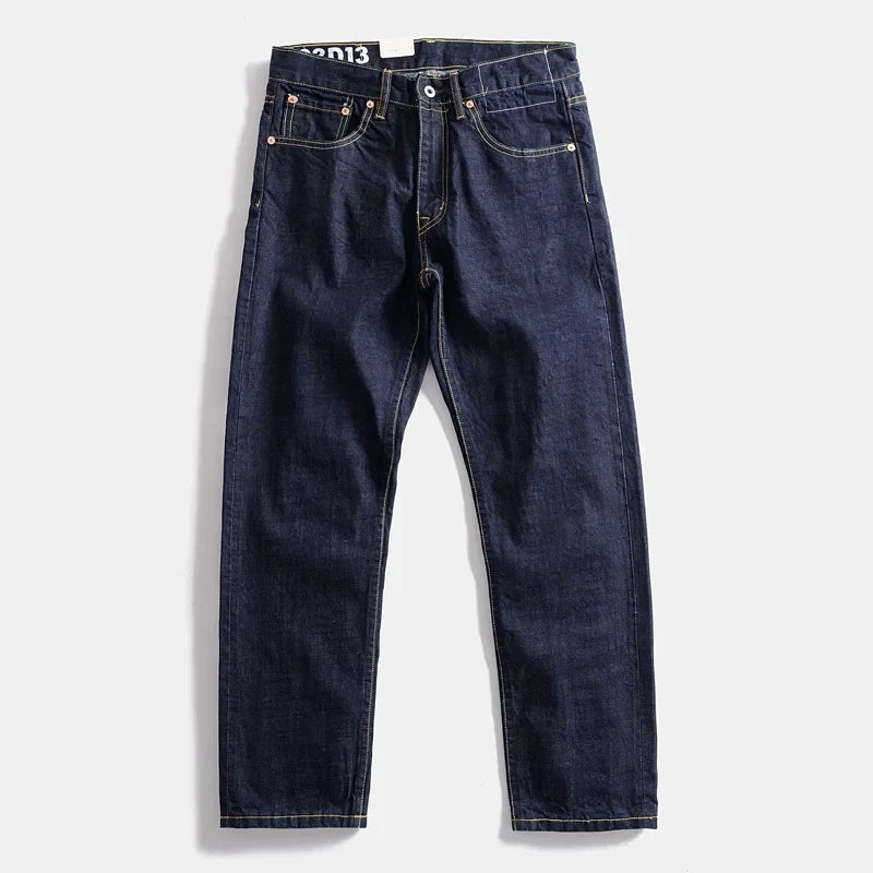Classic Dark Red Straight Fit Jeans