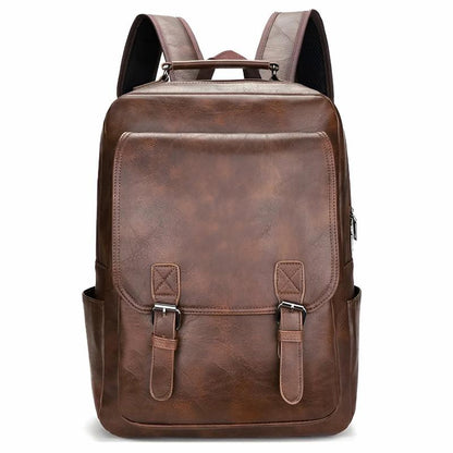 Henry Structured Backpack | Buckle Closure Flap Backpack