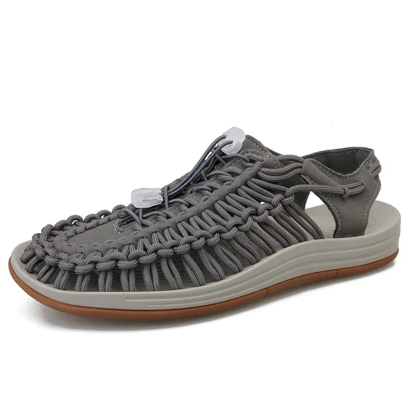 Kairo | Flex-Knit Sport Sandals – Braided Cord Design with Cushioned Sole