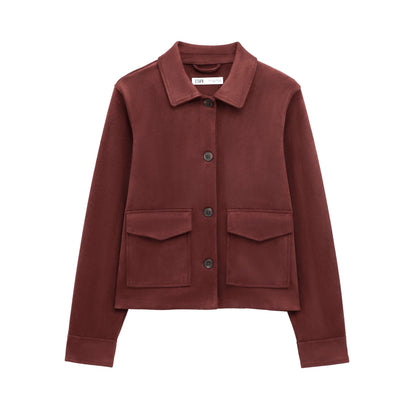 Women's Warm Parka Jacket - Classic Short Padded Coat