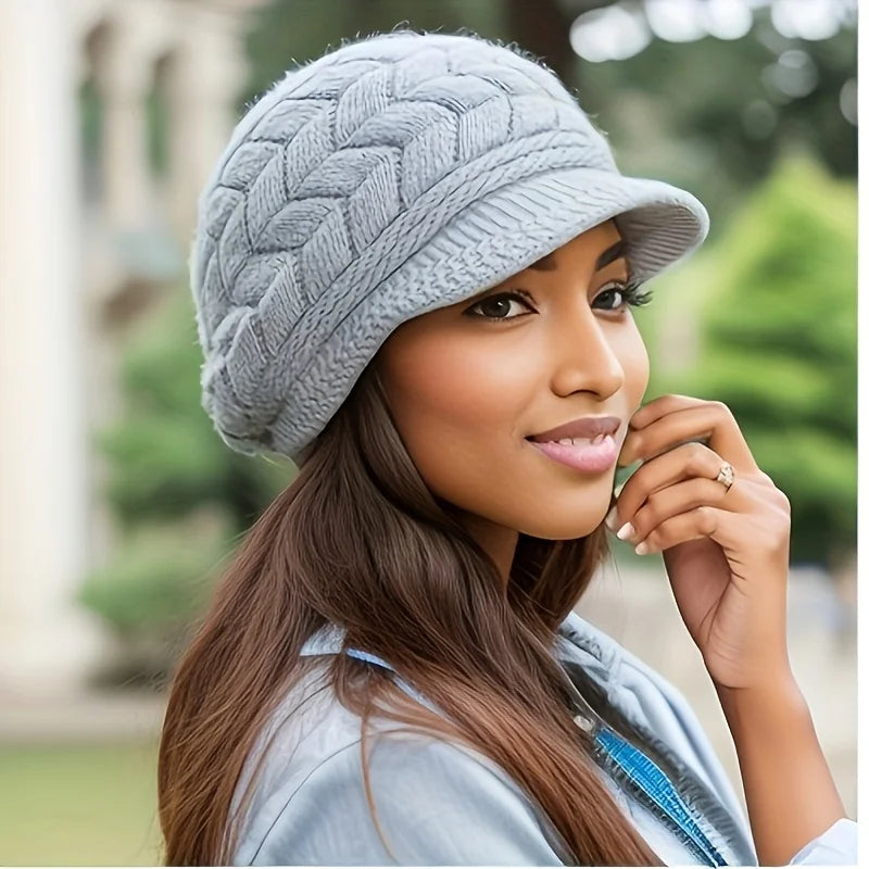 Classic Ladies Cold Weather Beanie Hat