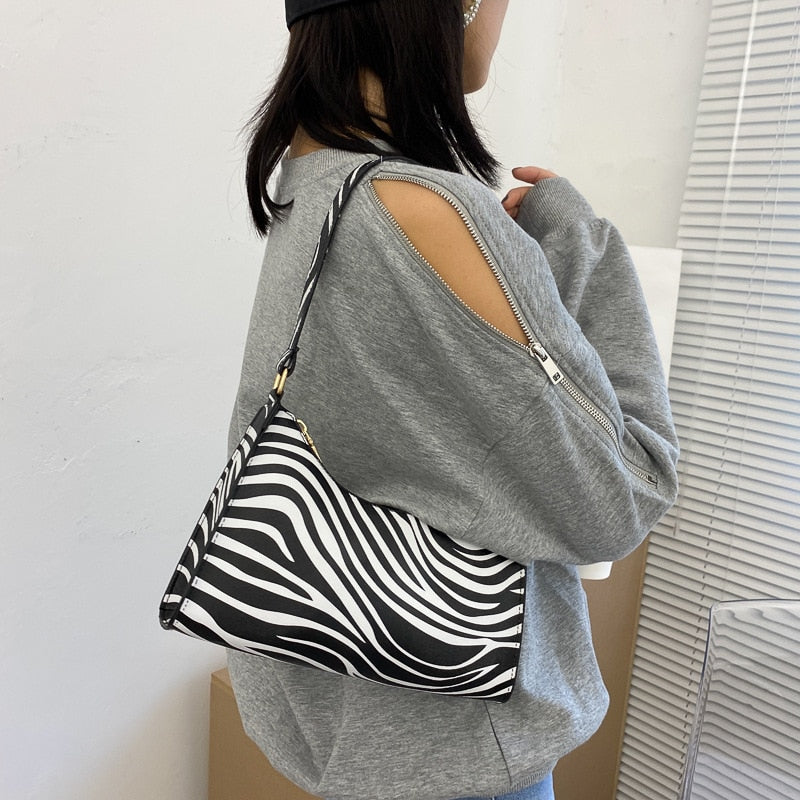 Capricesa - Trendy Zebra Pattern Bag