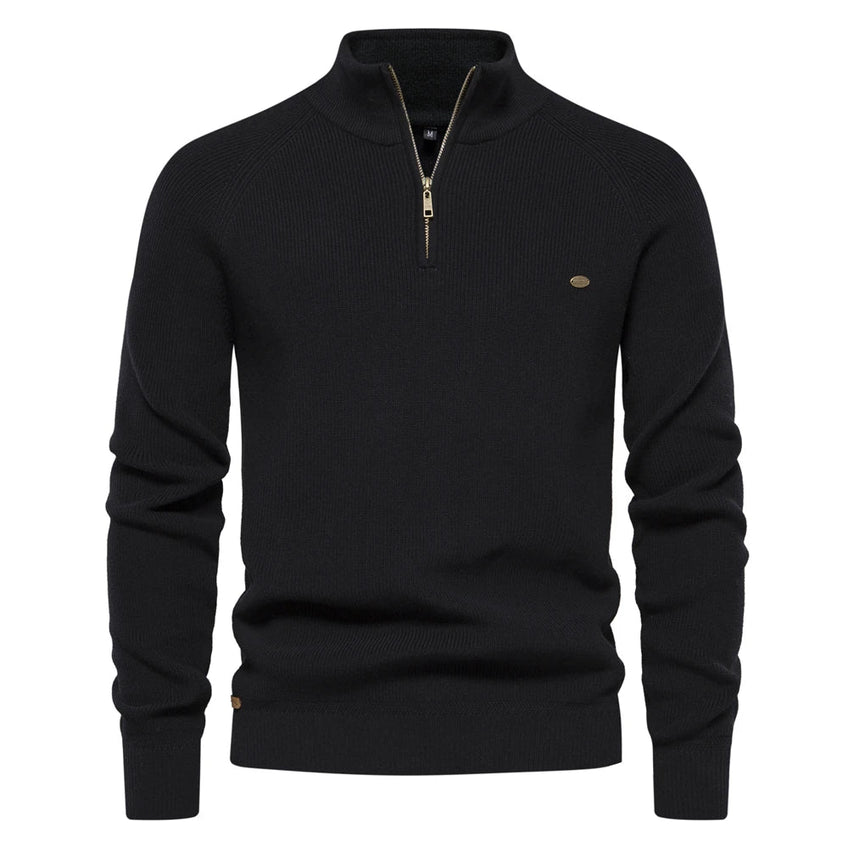 Men's Knox zip-neck knitted sweater