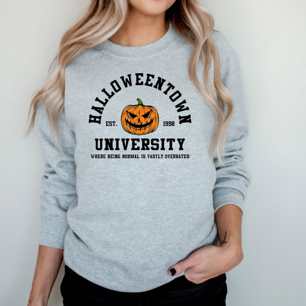 Comfy Women's Halloween Crew Neck Sweater