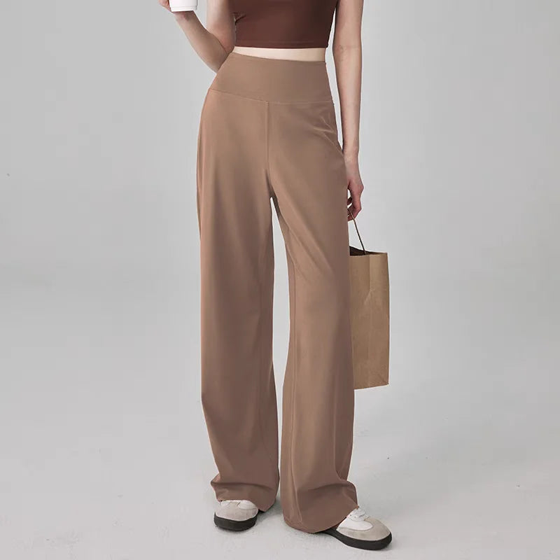 Comfortable Elastic Jogger Pants with Side Pockets