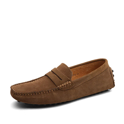 Authentic Leather Slip On Shoes