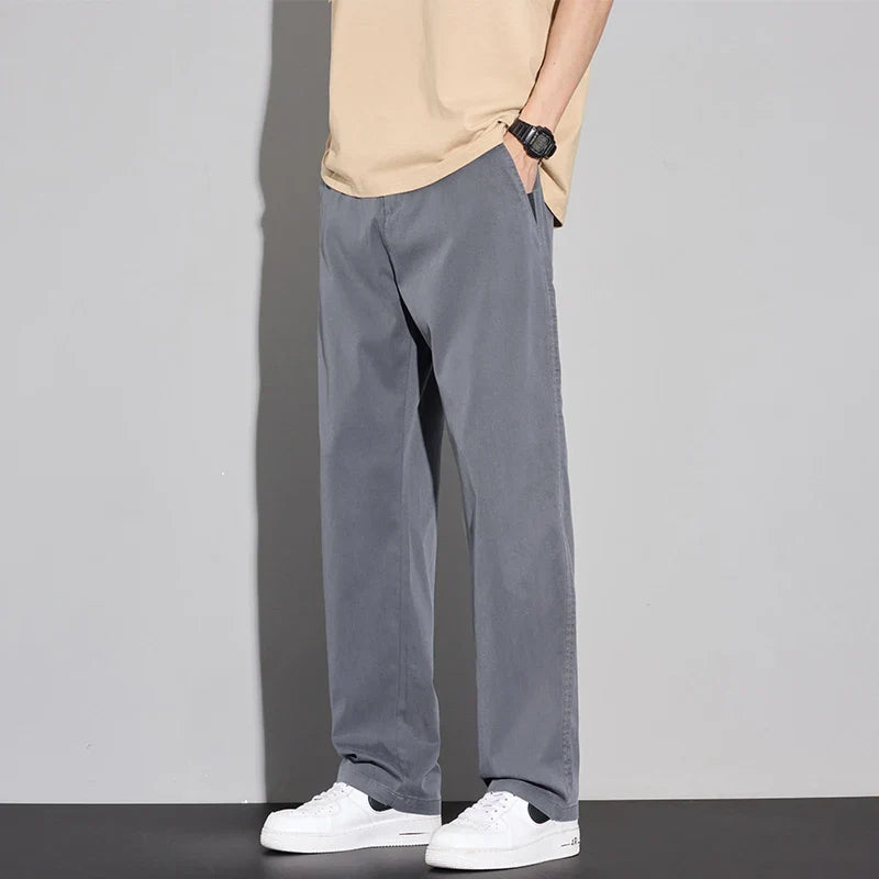 Men's Cool Summer Trousers - Comfortable Stretch Pants