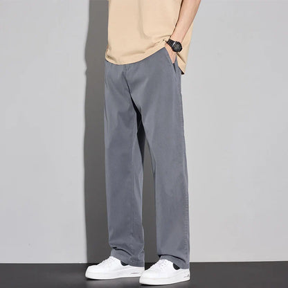 Men's Cool Summer Trousers - Comfortable Stretch Pants