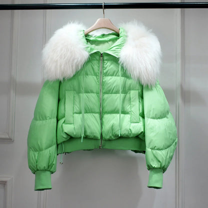 Warm Lightweight Women's Down Fill Jacket