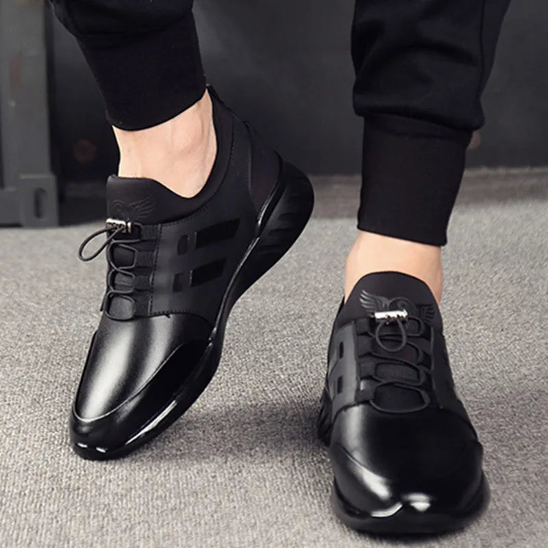 Classic Leather Sneakers - BritishElegance