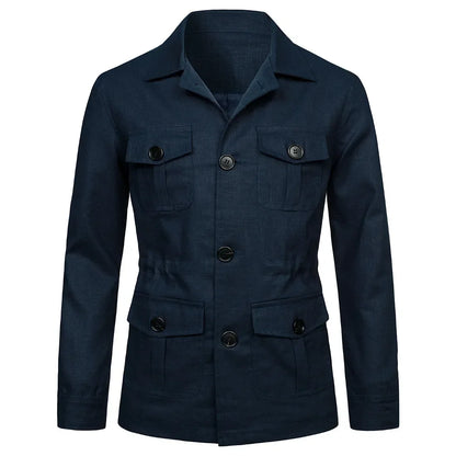 Classic Cotton Safari Jacket for Men