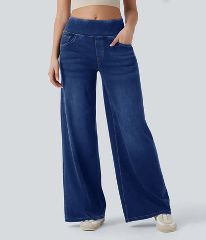 Comfortable Fit Zip Up Women's Jeans