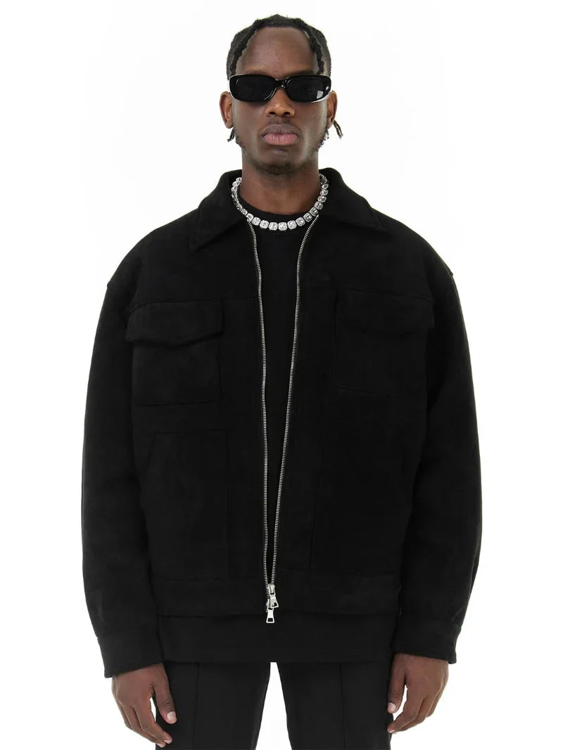 Alex – Suede Jacket Man - Stylish/Comfortable | Outerwear