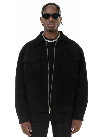 Alex – Suede Jacket Man - Stylish/Comfortable | Outerwear