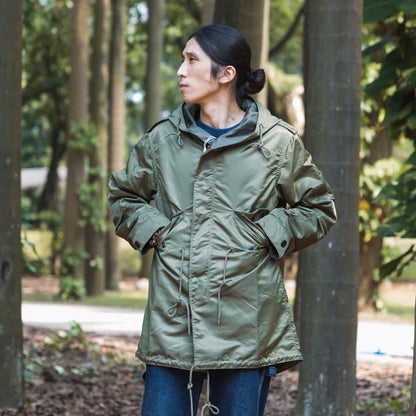 Waterproof Men's Parka Jacket - Durable Windbreaker Coat