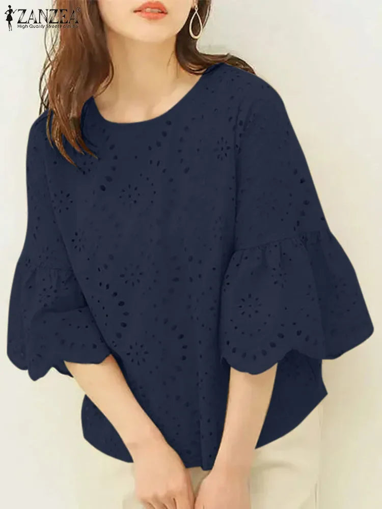 Chic Crochet Lace Women's Top
