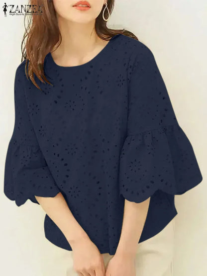 Chic Crochet Lace Women's Top