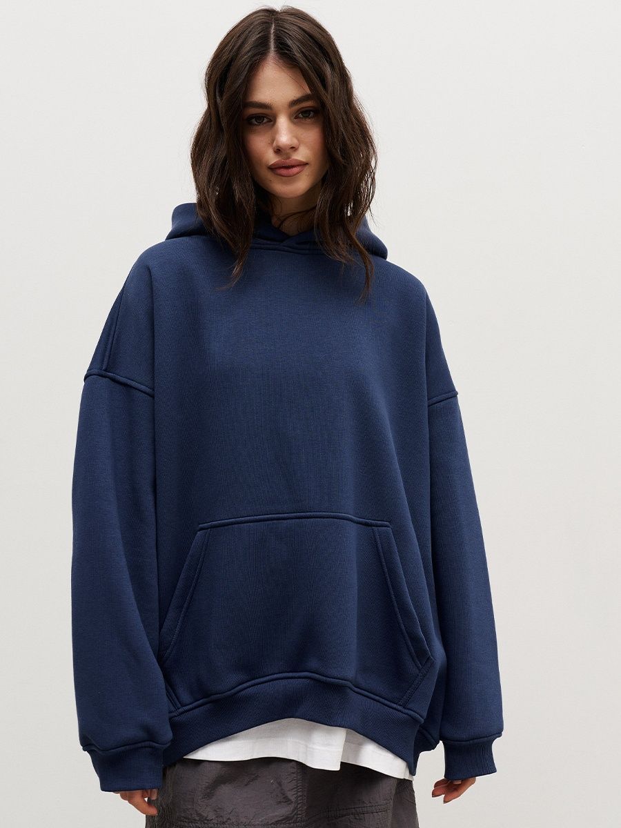 Soft Women's Large Hooded Sweatshirt with Pocket