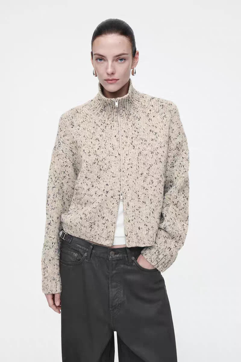 Soft Cable Knit Sweater Cardigan - BritishElegance