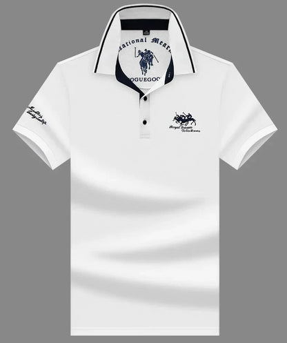 Men's Classic Polo Shirt with Royal Polo Club Logo – Timeless Smart Casual Style