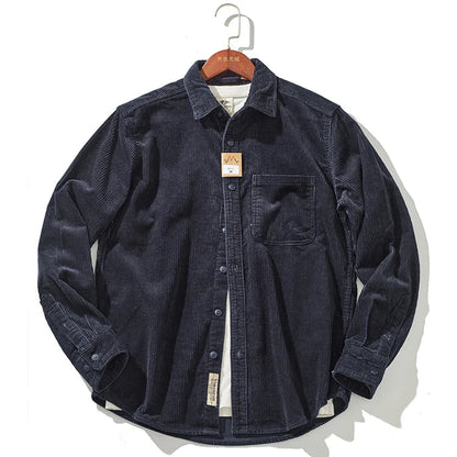 Warm Corduroy Mens Jacket – Fitted Winter Coat