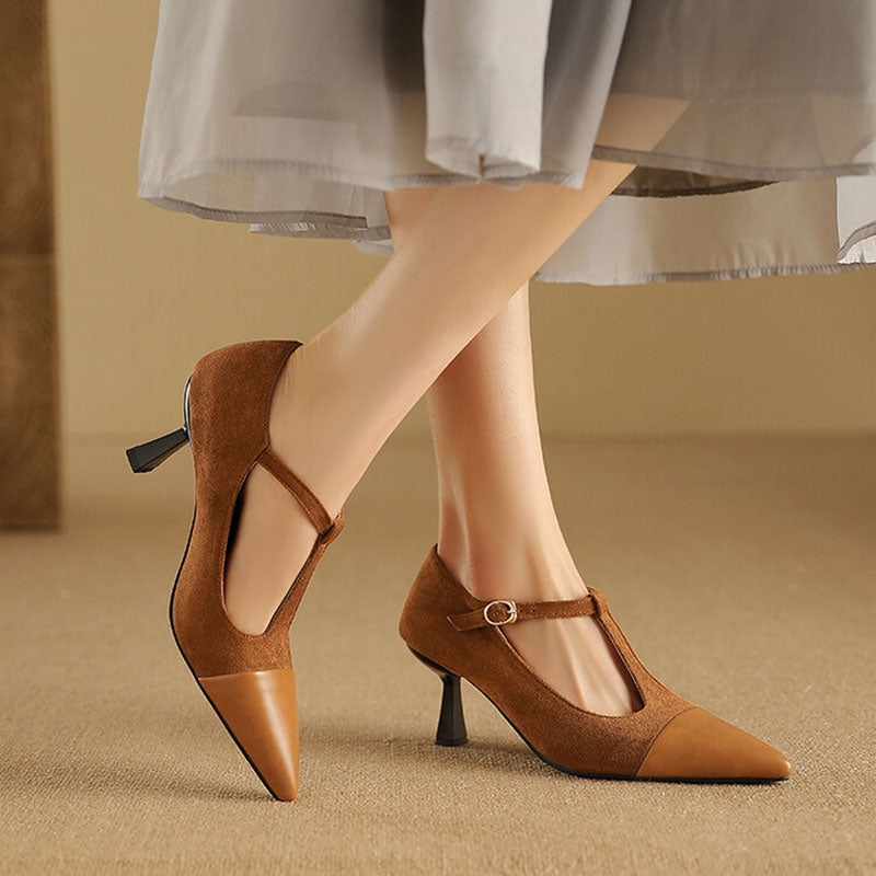 Vistra Leather Heels