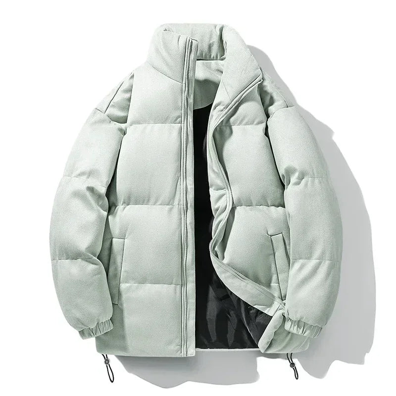 Warm Fleece Lined Men's Parka Coat