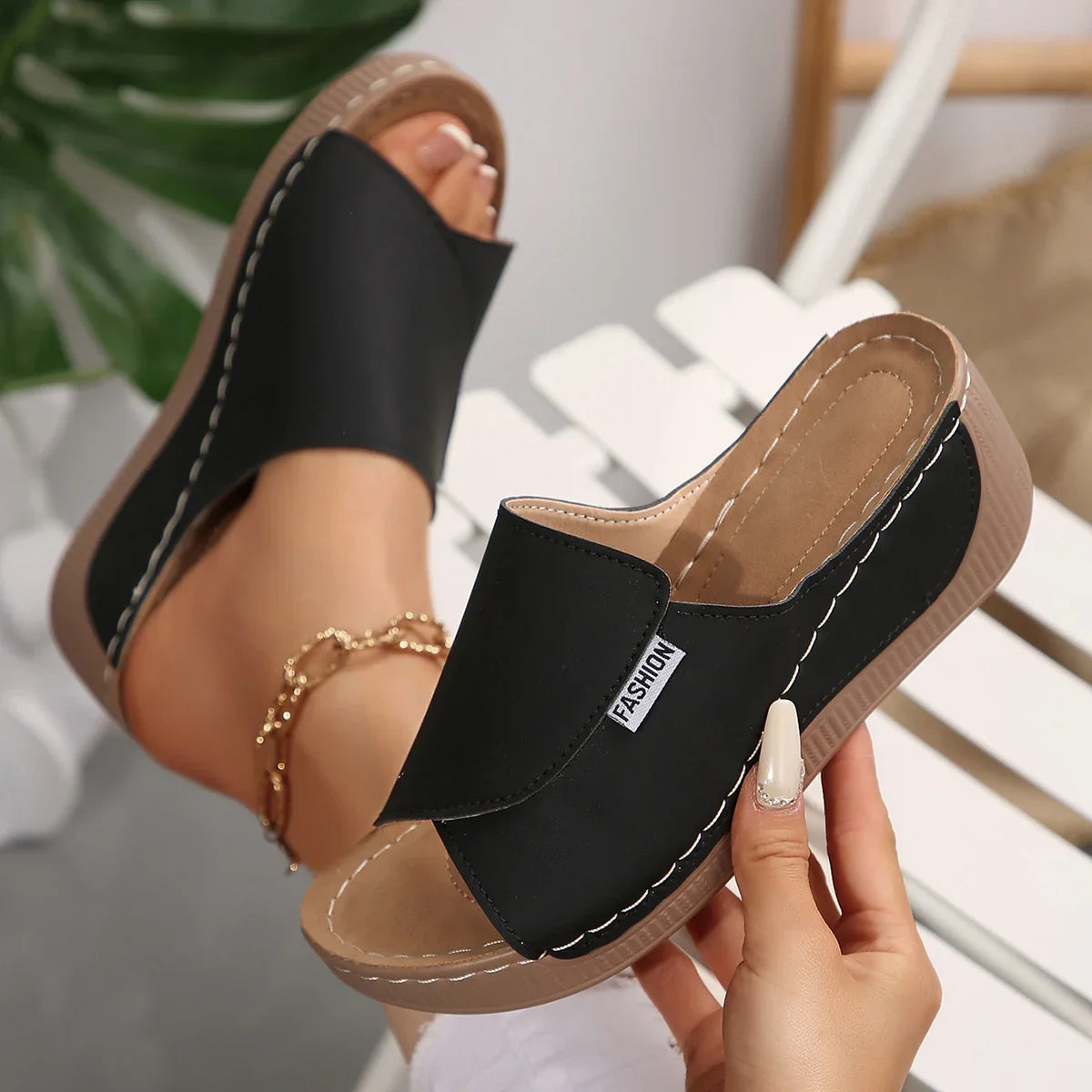 Comfortable High Heel Slippers