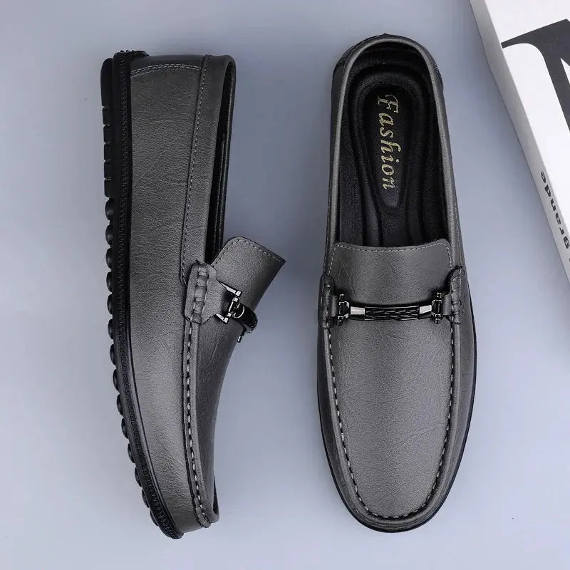 Vecchia | Leather Loafers – Classic Sophistication with Modern Detail
