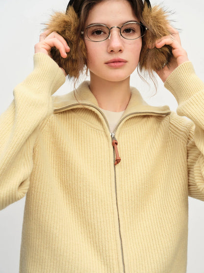 Warm Fleece Zipper Vest for Women