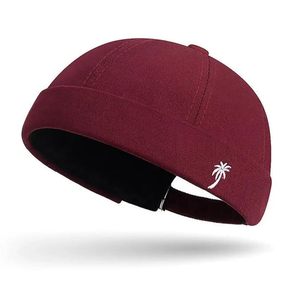 Casual Embroidered Coconut Beanie Cap